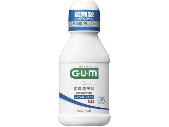 サンスター ガム・デンタルリンス ノンアルコールタイプ 80mL 1個(ご注文単位1個)【直送品】