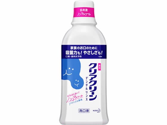 KAO クリアクリーン デンタルリンス ソフトミント 600ml 1個(ご注文単位1個)【直送品】