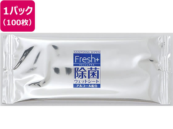 大黒工業 除菌ウェットシート 100枚 1310511 1パック(ご注文単位1パック)【直送品】