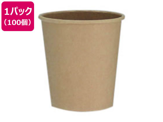 アートナップ ペーパーカップ未晒し 3オンス 100個 PS-302 1パック(ご注文単位1パック)【直送品】