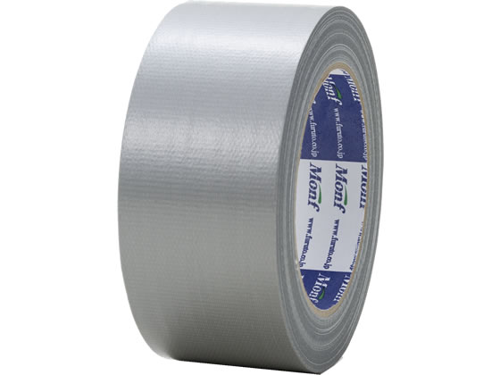 古藤工業 カラー布テープ 幅50mm×長さ25m 銀 NO890ギン 1巻(ご注文単位1巻)【直送品】