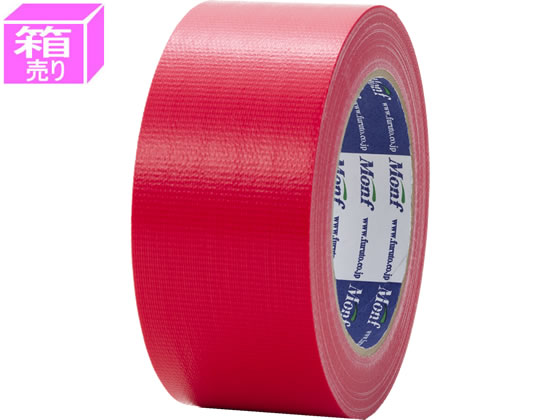 古藤工業 カラー布テープ 幅50mm×長さ25m 赤 30巻 NO890アカ 1箱(ご注文単位1箱)【直送品】