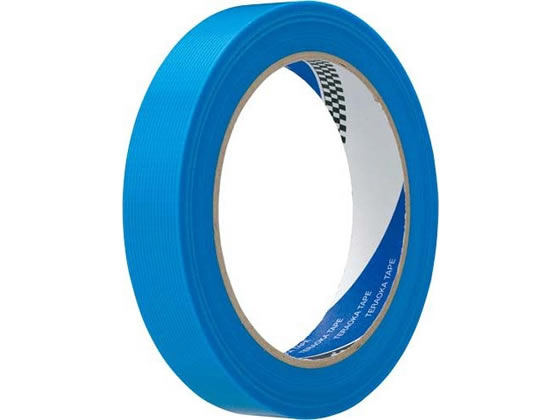 寺岡 貼ってはがせるPカットテープ 幅18mm NO.4142 青 1巻(ご注文単位1巻)【直送品】