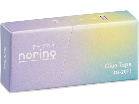 プラス ノリノ 紙ケース入りテープのり パープル 54491/TG-2011 1個(ご注文単位1個)【直送品】