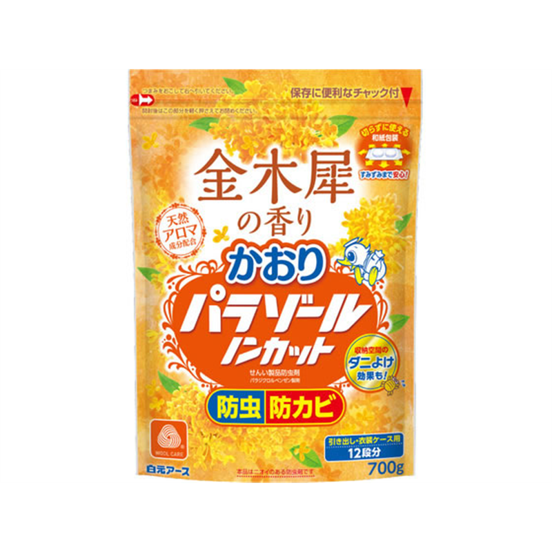 白元アース かおりパラゾールノンカット袋入 700g 金木犀の香り 1個（ご注文単位1個）【直送品】
