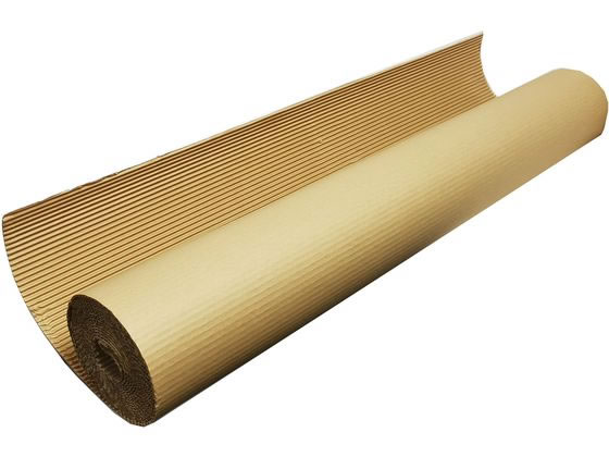紺屋商事 片面巻段ボール 1000mm×10m 00970003 1巻(ご注文単位1巻)【直送品】