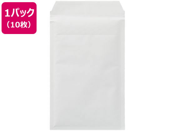 ユニオンキャップ クッション封筒 白 280×190mm CD・DVD用 10枚 1パック(ご注文単位1パック)【直送品】