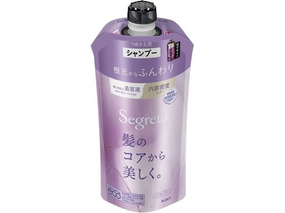 KAO セグレタ シャンプー 根元からふんわり つめかえ用340mL 1個(ご注文単位1個)【直送品】