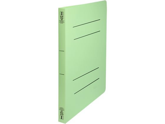 ビュートン フラットファイルPP 厚とじ A4タテ グリーン FF-A4SW-GN 1冊(ご注文単位1冊)【直送品】