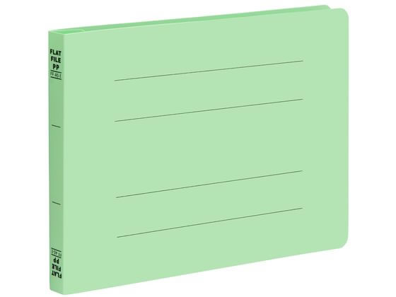 ビュートン フラットファイルPP A5ヨコ グリーン FF-A5E-GN 1冊(ご注文単位1冊)【直送品】