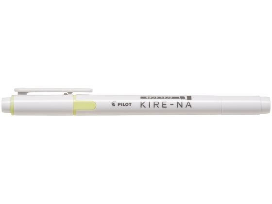 パイロット 蛍光ペン KIRE-NA(キレーナ) イエロー SKIW-1-Y 1本(ご注文単位1本)【直送品】