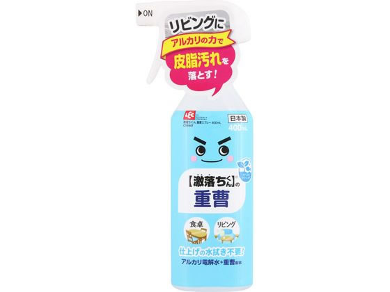 レック 激落ちくん 重曹スプレー 本体 400mL 1本(ご注文単位1本)【直送品】