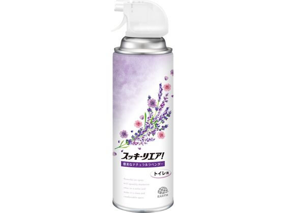 アース製薬 スッキーリエア! トイレ用 ナチュラルラベンダー 350mL 1本（ご注文単位1本）【直送品】