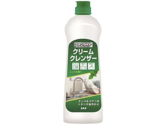 カネヨ石鹸 ステンライト クリームクレンザー ミント 400g 1本（ご注文単位1本）【直送品】