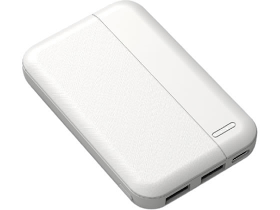 Lazos 5000mAh充電器USB×2 L-MB-005 1個(ご注文単位1個)【直送品】