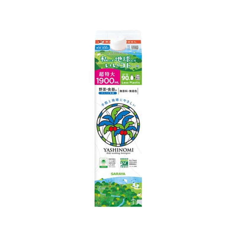 サラヤ ヤシノミ洗剤 詰替 1900mL 1個（ご注文単位1個）【直送品】