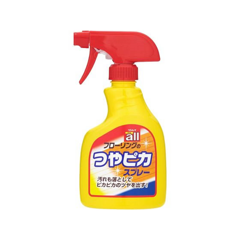 リンレイ フローリングのつやピカスプレー 本体 400mL 1個(ご注文単位1個)【直送品】