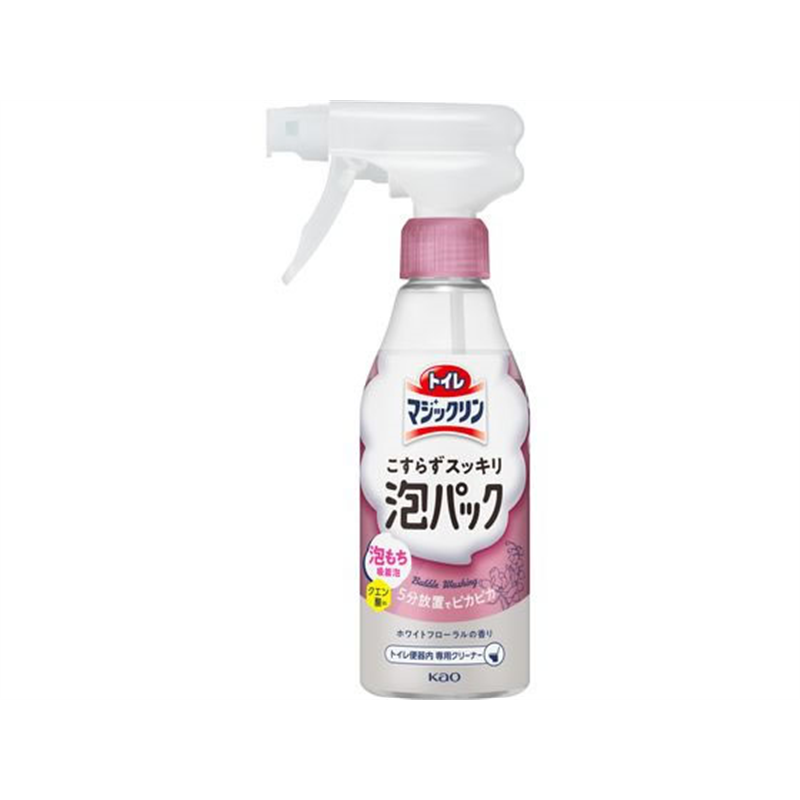 KAO トイレマジックリン こすらずスッキリ泡パック フローラル 本体 1本(ご注文単位1本)【直送品】