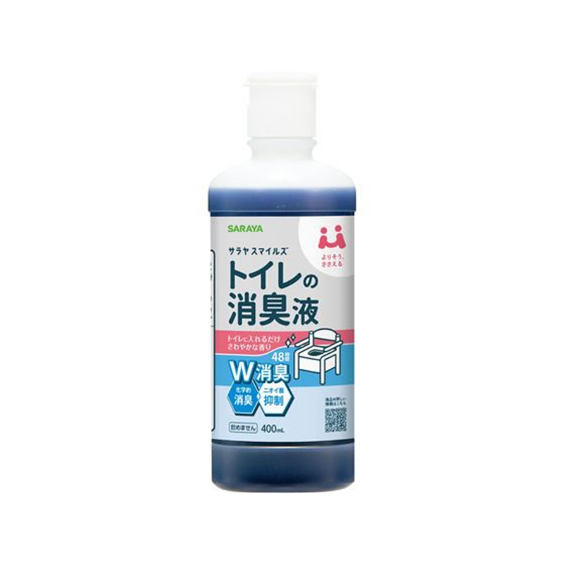 サラヤ サラヤスマイルズ トイレの消臭液 400mL 1個（ご注文単位1個）【直送品】