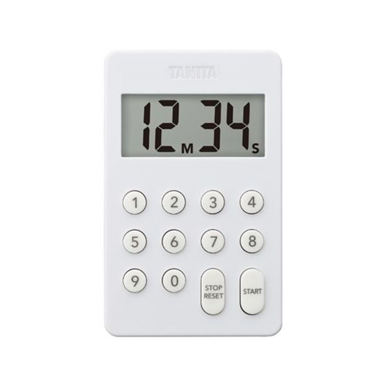 タニタ デジタルタイマー TD415WH 1個(ご注文単位1個)【直送品】