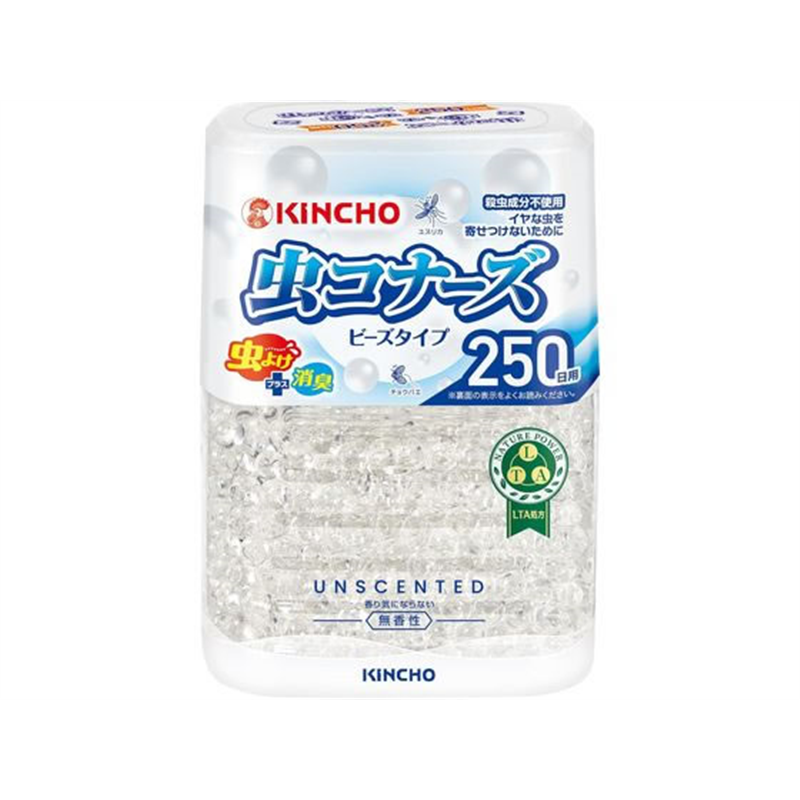金鳥 虫コナーズ ビーズタイプ250日 無香性 1個（ご注文単位1個）【直送品】