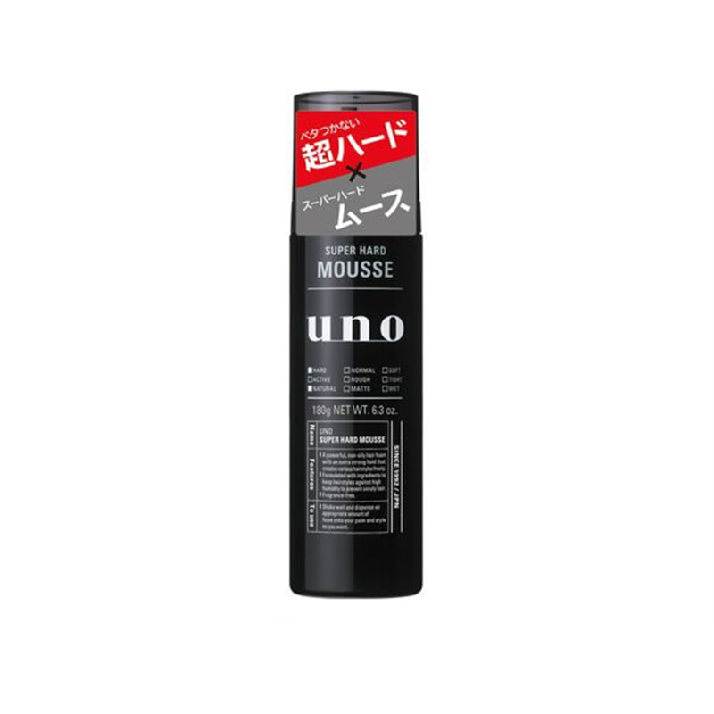 ファイントゥデイ UNO スーパーハードムース 180g 1個(ご注文単位1個)【直送品】