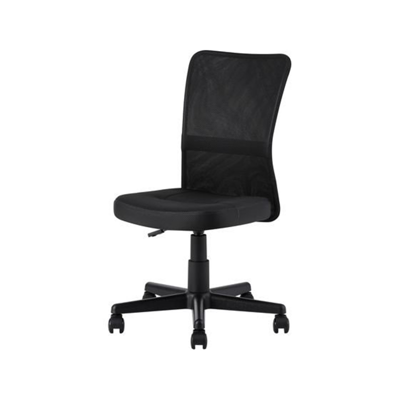アイリスオーヤマ メッシュバックチェア 肘なし ブラック OFC-MBR 1脚(ご注文単位1脚)【直送品】