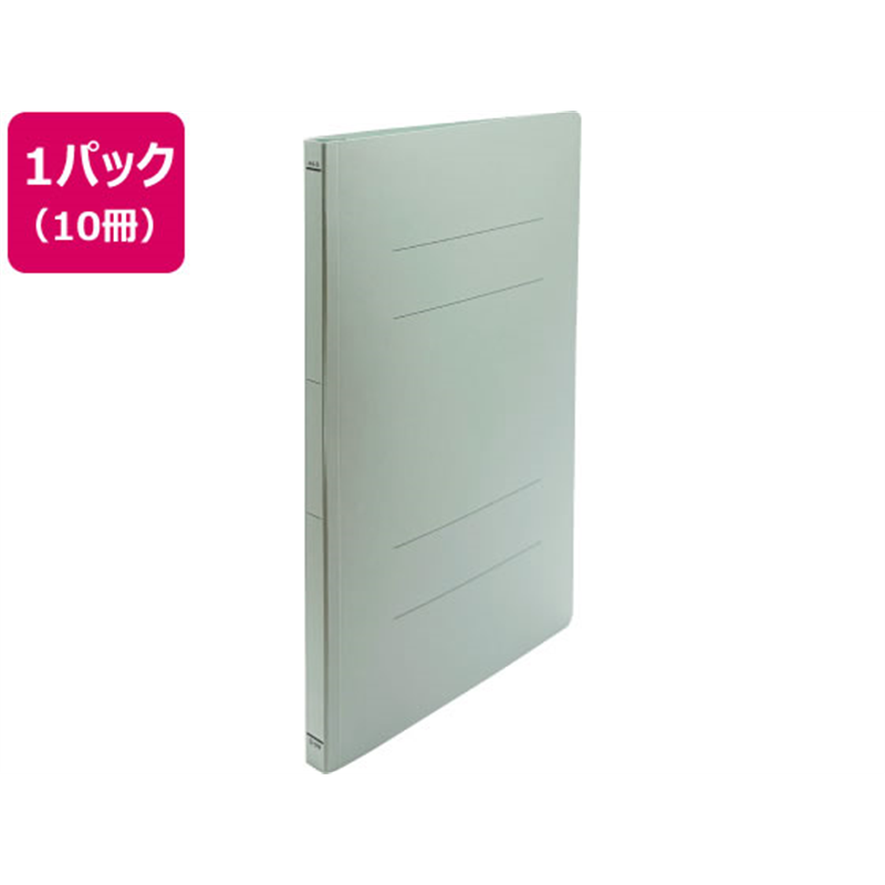 Forestway フラットファイルライト A4タテ とじ厚15mm 青 10冊 1パック(ご注文単位1パック)【直送品】