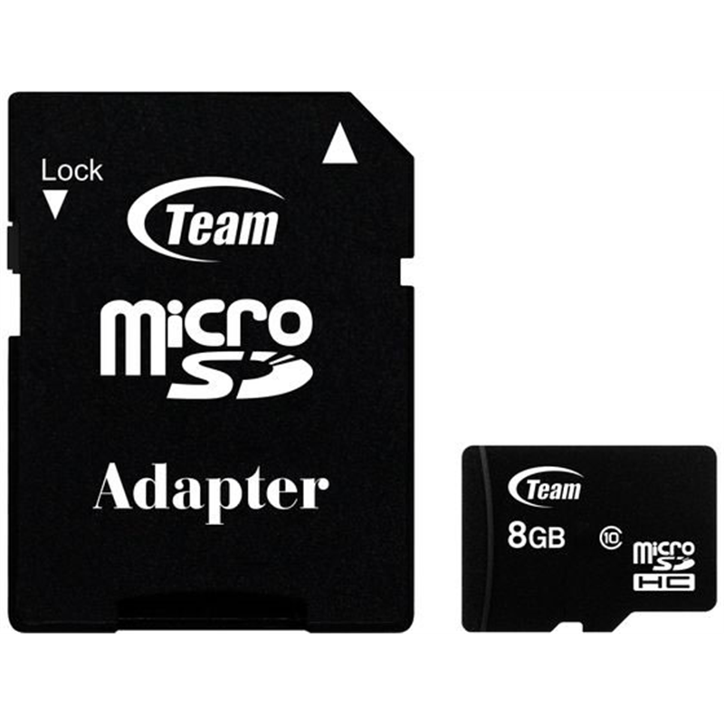 TEAM microSDHCカード 8GB C10 TG008G0MC28A 1枚（ご注文単位1枚）【直送品】