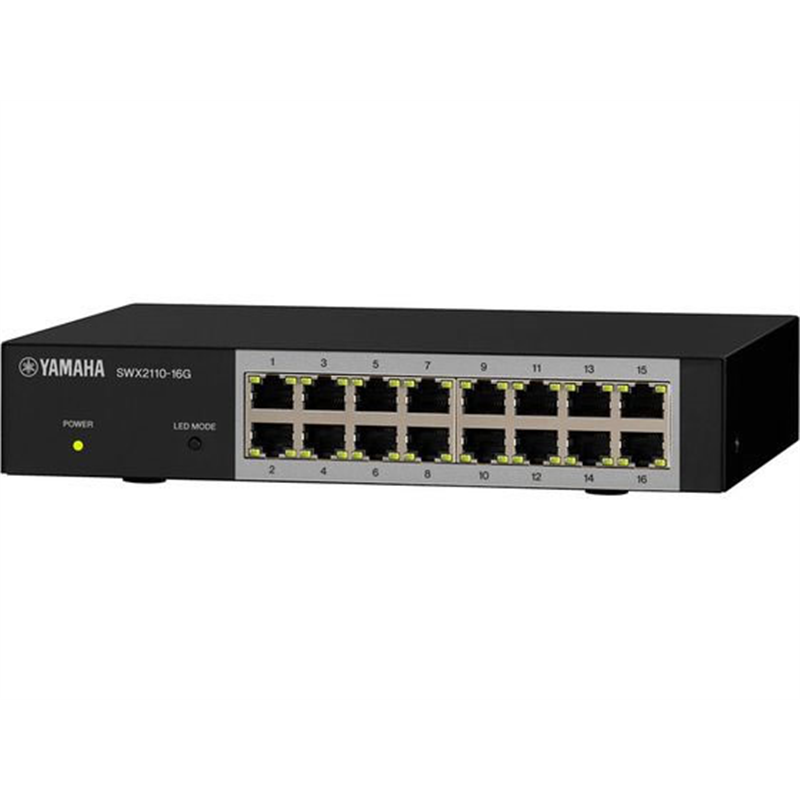 ヤマハ シンプルL2スイッチ 16ポート SWX2110-16G 1台(ご注文単位1台)【直送品】