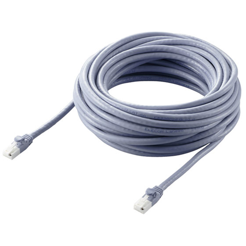 エレコム Cat6a LANケーブル 10m ブルー LD-GPAT BU10 RS 1個(ご注文単位1個)【直送品】