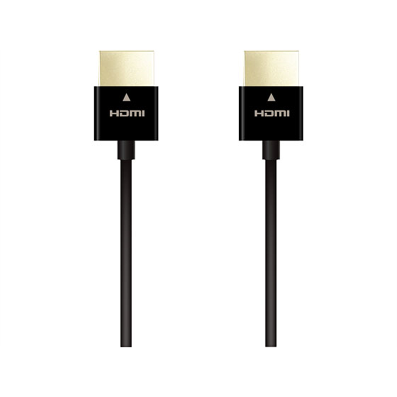 エレコム イーサネット対応スーパースリムHDMIケーブル0.7m DH-HD14SS07BK 1個(ご注文単位1個)【直送品】