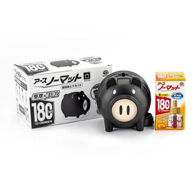 アース製薬 アースノーマット 180日セット 蚊とり黒ブタ 1個（ご注文単位1個）【直送品】