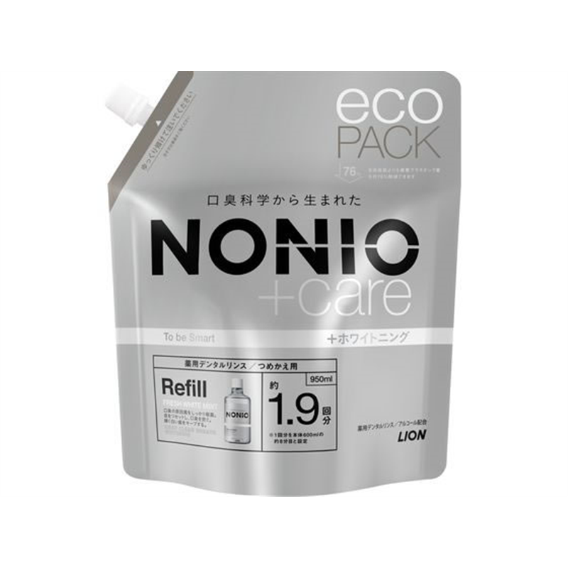 ライオン NONIOプラスホワイトニングデンタルリンス詰替 1本(ご注文単位1本)【直送品】