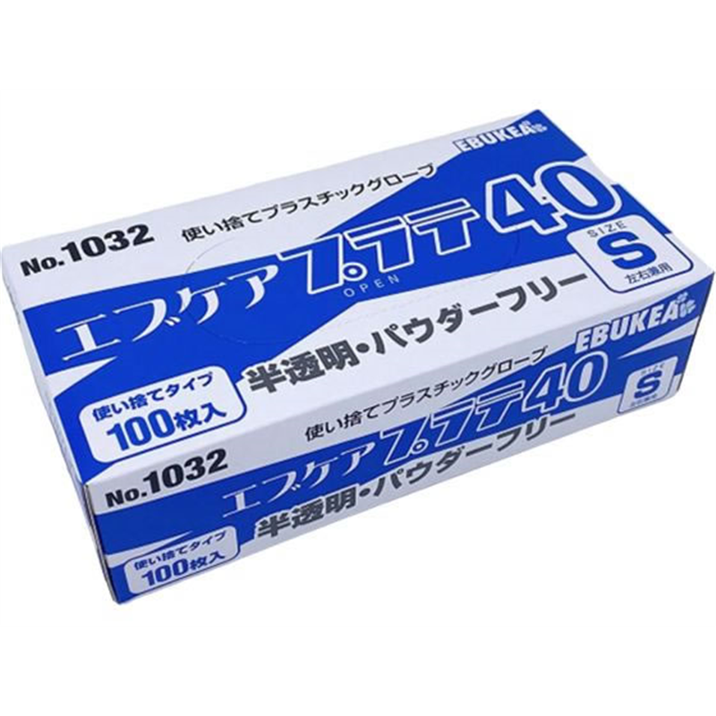 エブノ エブケアプラテ40PF S 100枚入 4770846 1個（ご注文単位1個）【直送品】