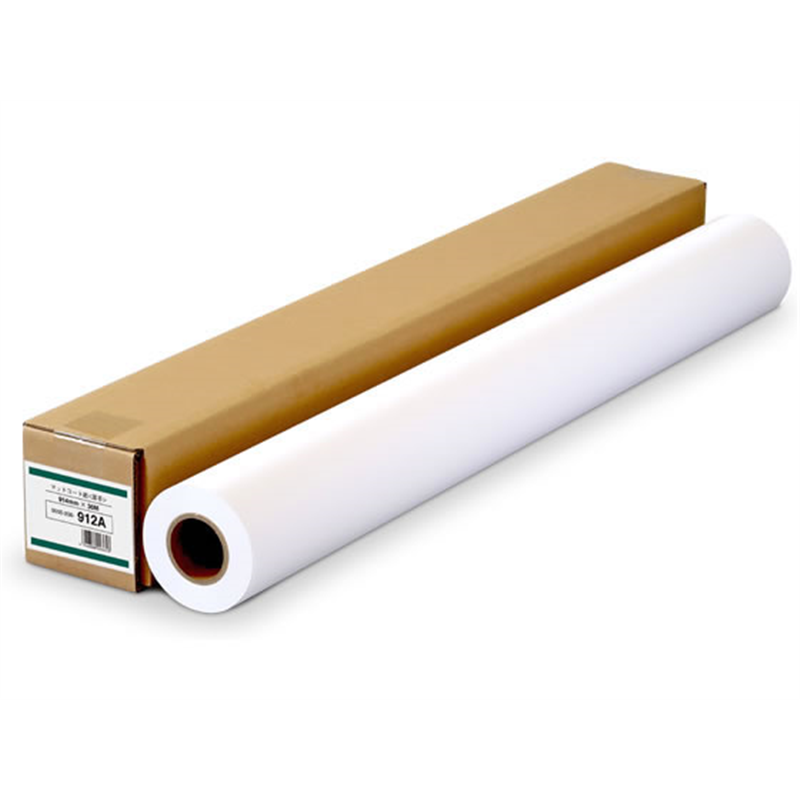 インクジェット用プロッター用紙 マットコート紙 厚手 914mm×30m 1本（ご注文単位1本）【直送品】