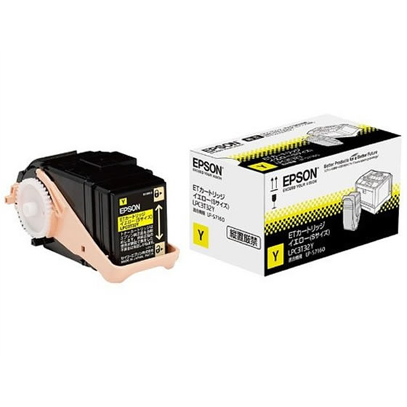 エプソン ETカートリッジ イエロー Sサイズ LPC3T32Y 1個(ご注文単位1個)【直送品】