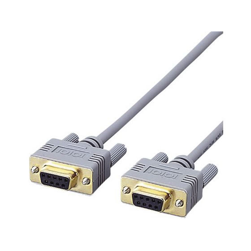 エレコム RS-232Cケーブル(リバース)1.5m グレー C232R-915 1個（ご注文単位1個）【直送品】
