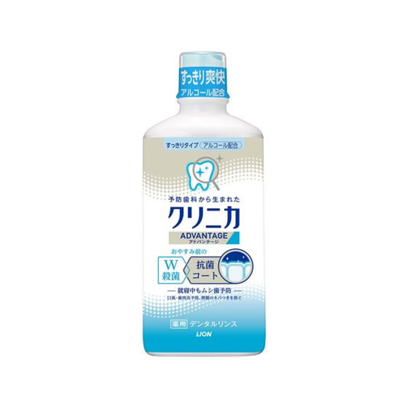 ライオン クリニカアドバンテージデンタルリンス すっきりタイプ 450mL 1本(ご注文単位1本)【直送品】