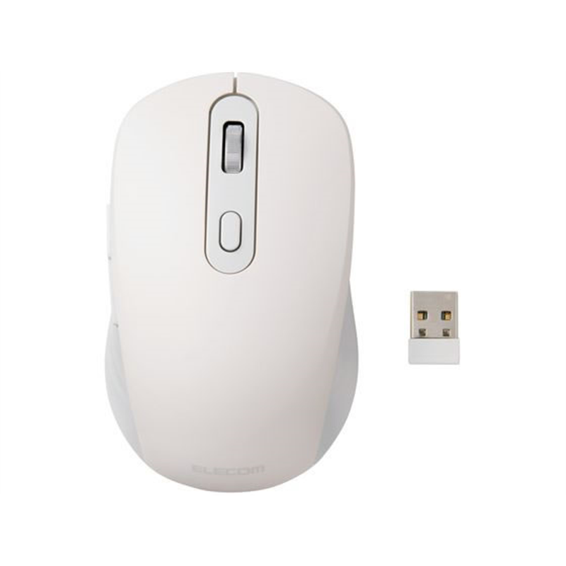 エレコム マウス マルチ接続 充電式 6ボタン ホワイト M-MY35MBSXWH 1個(ご注文単位1個)【直送品】