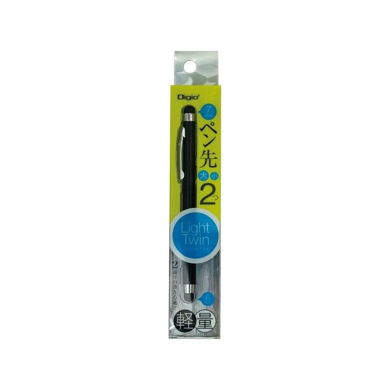 ナカバヤシ ライトツインタッチペン ブラック ECTP-11BK 1個(ご注文単位1個)【直送品】