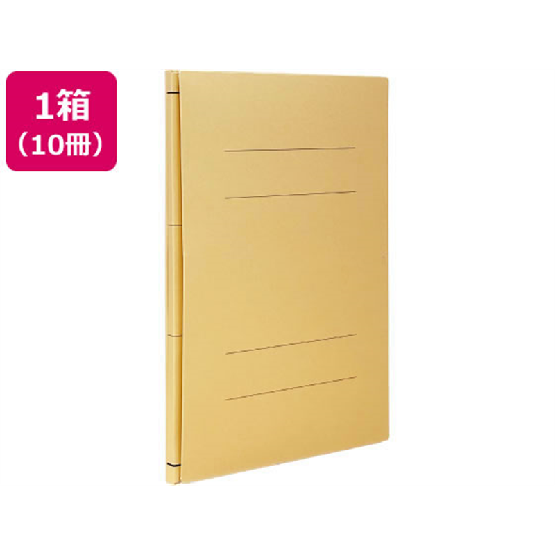 Forestway 背幅伸縮ファイル A4タテ 黄 10冊 1袋（ご注文単位1袋）【直送品】