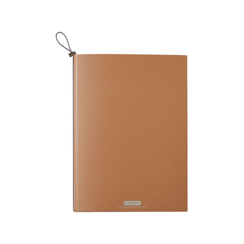 キングジム ファイリングノート A4 A3用紙対応 オレンジ 9914-OR 1冊（ご注文単位1冊）【直送品】