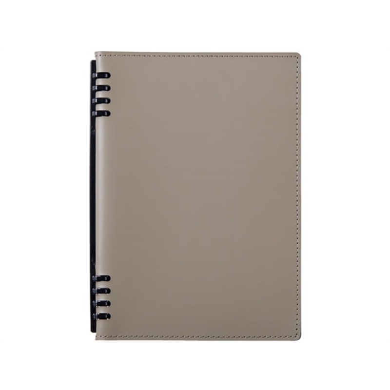 キングジム レザフェスU RN テフレーヌ グレー 9854TELU-GY 1冊(ご注文単位1冊)【直送品】