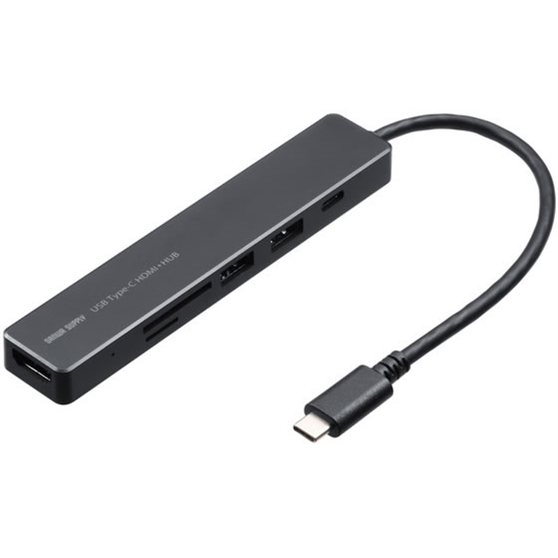 サンワサプライ HDMIポート付USB Type-Cドッキングハブ USB-5TCHC2 1個（ご注文単位1個）【直送品】