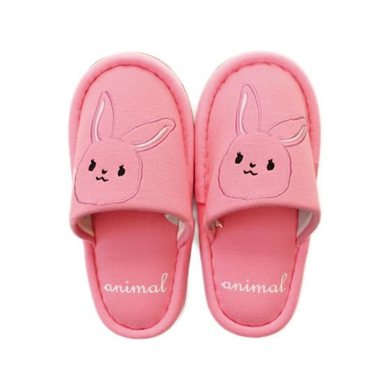 ストロング 子供スリッパ アニマル ピンク 10-0-110-07 1足(ご注文単位1足)【直送品】