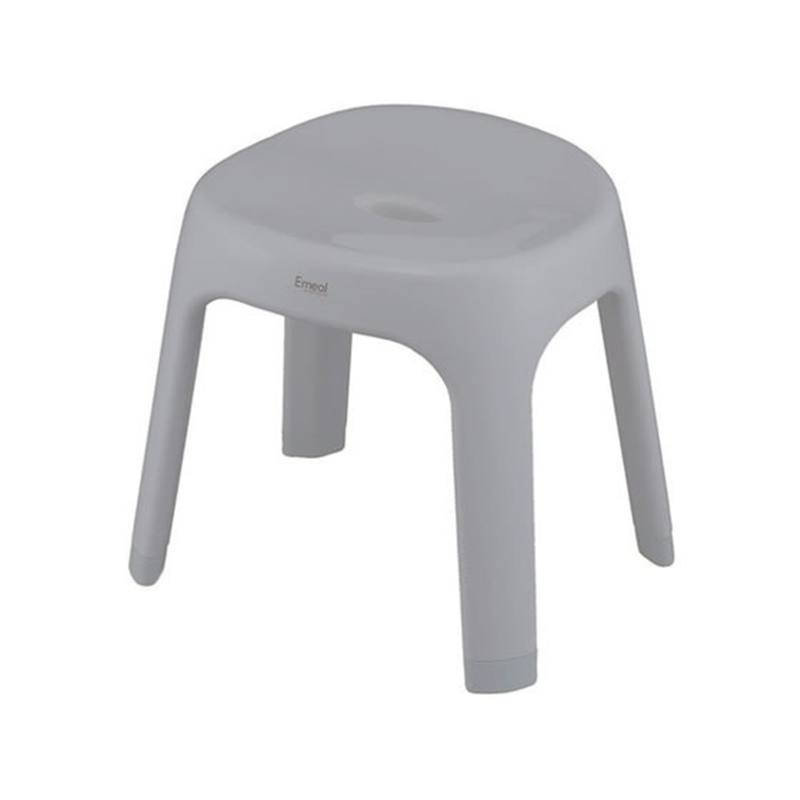 アスベル Emeal 風呂椅子 座面高さ30cm グレー 60-9066-04 1個(ご注文単位1個)【直送品】