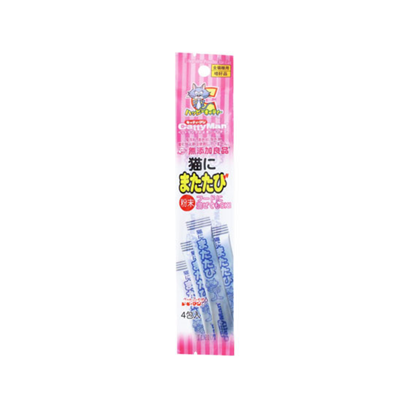 ドギーマンハヤシ 無添加良品猫にまたたび 4包入 1個（ご注文単位1個）【直送品】