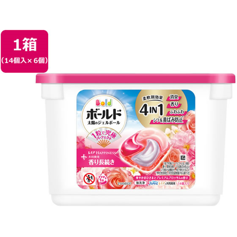 P&Gジャパン ボールド 太陽のジェルボール 4in1 華やかおひさ 1箱（ご注文単位1箱）【直送品】