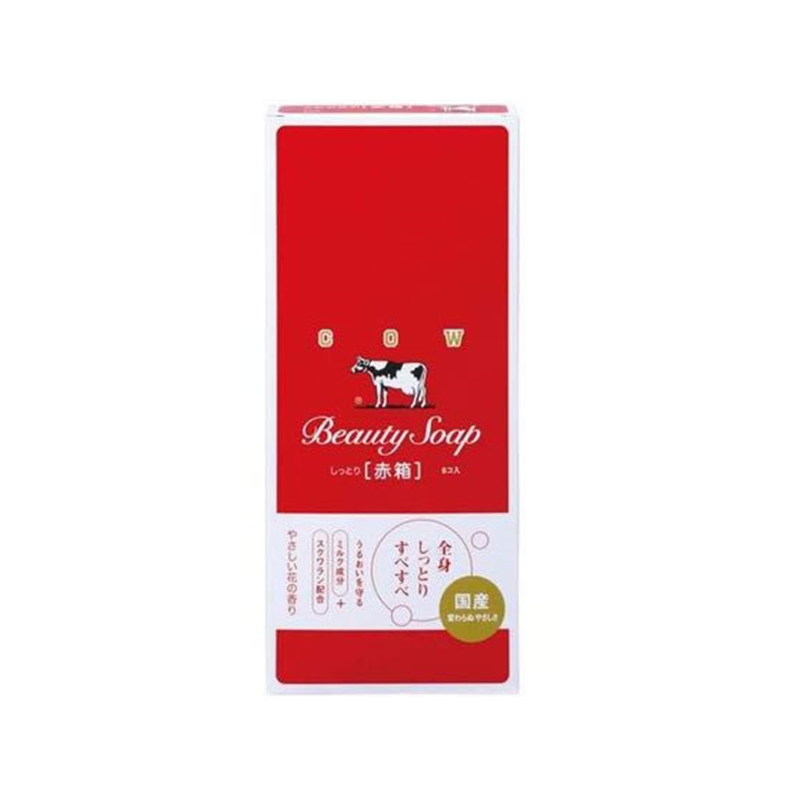 牛乳石鹸共進社 カウブランド 赤箱 85g 6個入 1箱（ご注文単位1箱）【直送品】